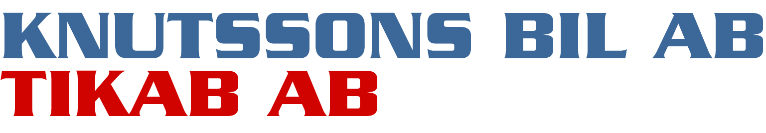 Knutssons Bil AB & Tikab AB